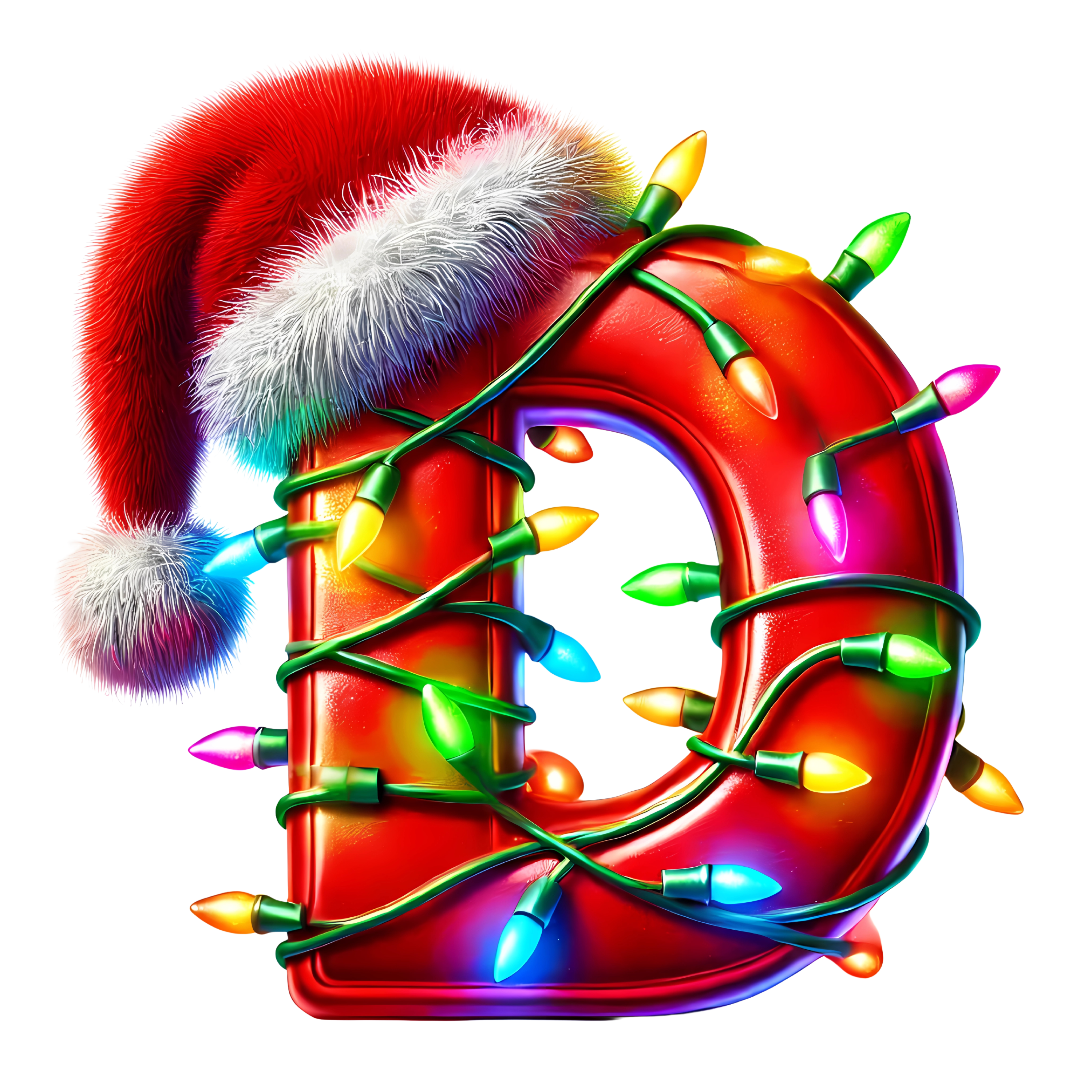 Motive " Christmas BUCHSTABEN Rot " Buchstaben Auswahl für Druck